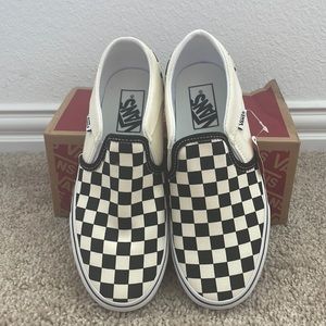 Vans checkered size womens 7